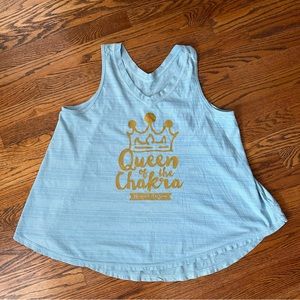 Queen of the Chakra Yoga Flowy A Line Tank Top - Like New!